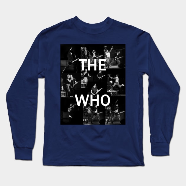 The Who Live 1978 #1 Long Sleeve T-Shirt by Concert Teez